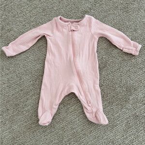 Carter’s pink Just One You footie. Size NB